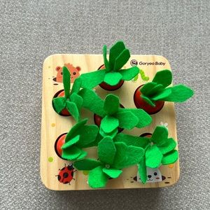 Goryeo Baby Toddler Montessori Harvest Carrots Puzzle